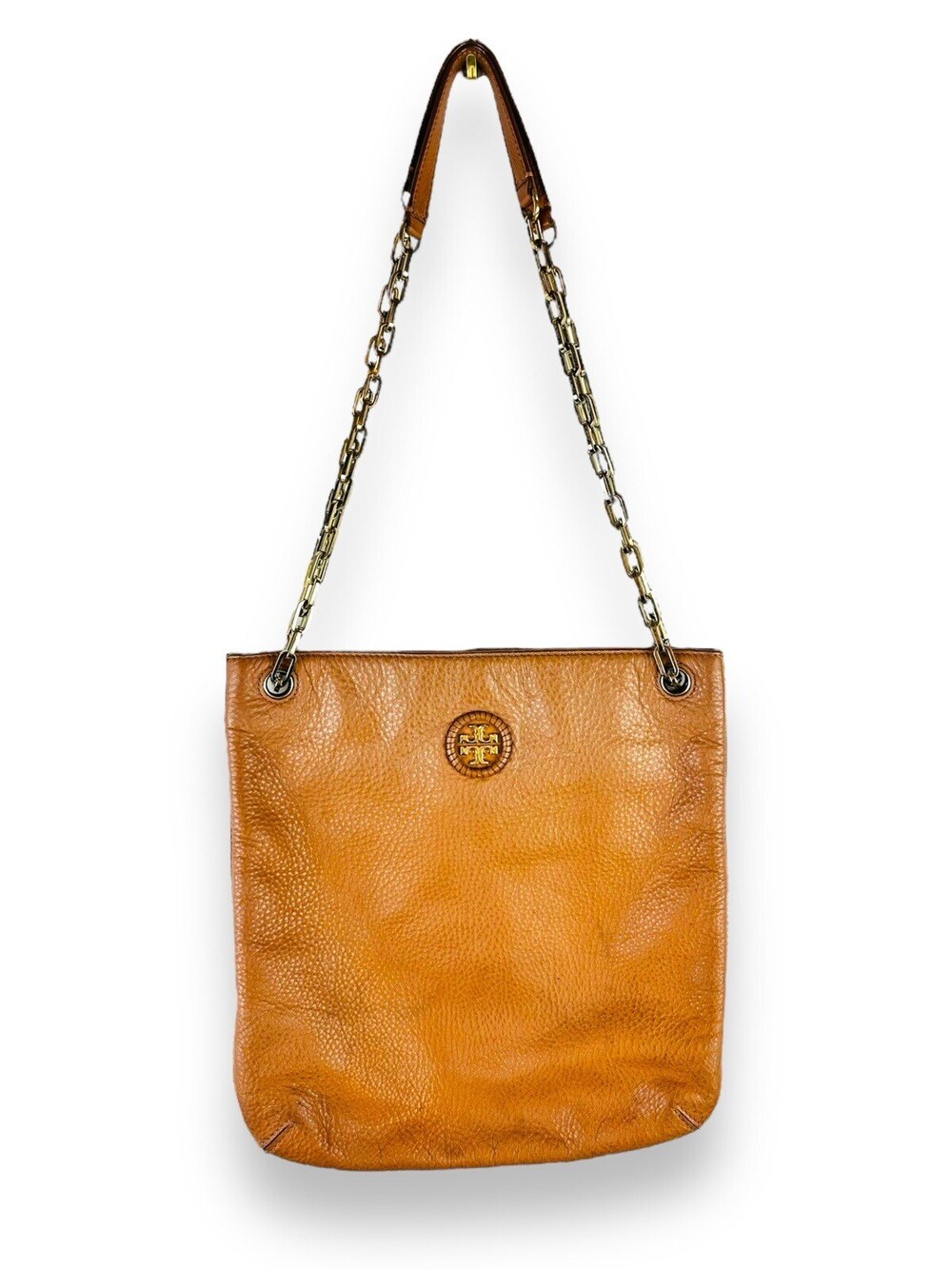 Tory Burch Frida Swingpack Leather Crossbody Bag Convertible Strap Whipstitch
